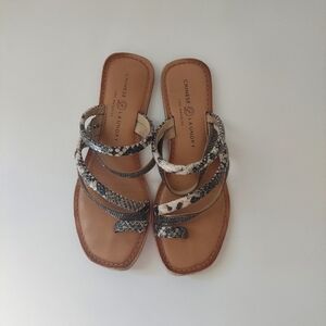 Chinese Laundry Women's Snakeskin Sandals Size 7.5